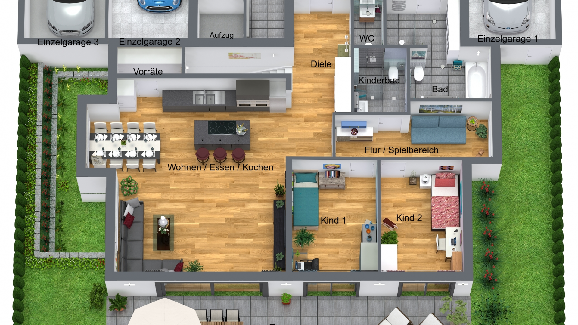 Gartenplan (Sondernutzung zu Wohnung 1)