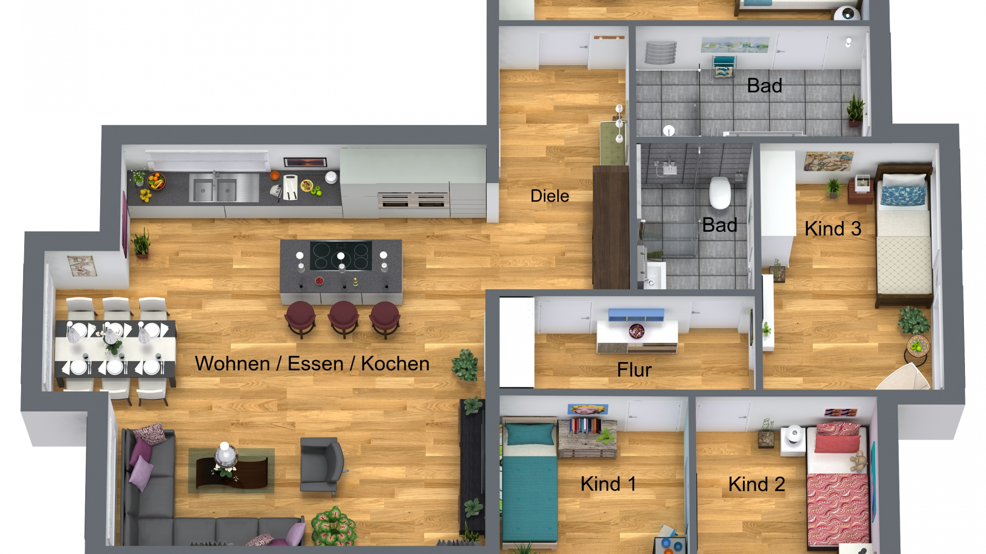 Grundriss Obergeschoss